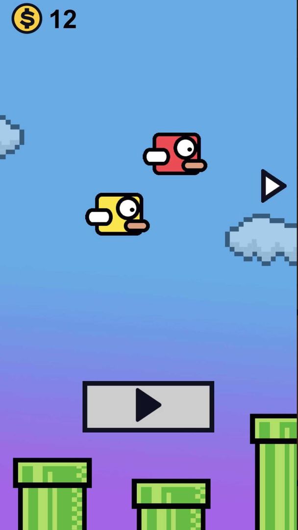Screenshot of Flying Face:Blink Bird
