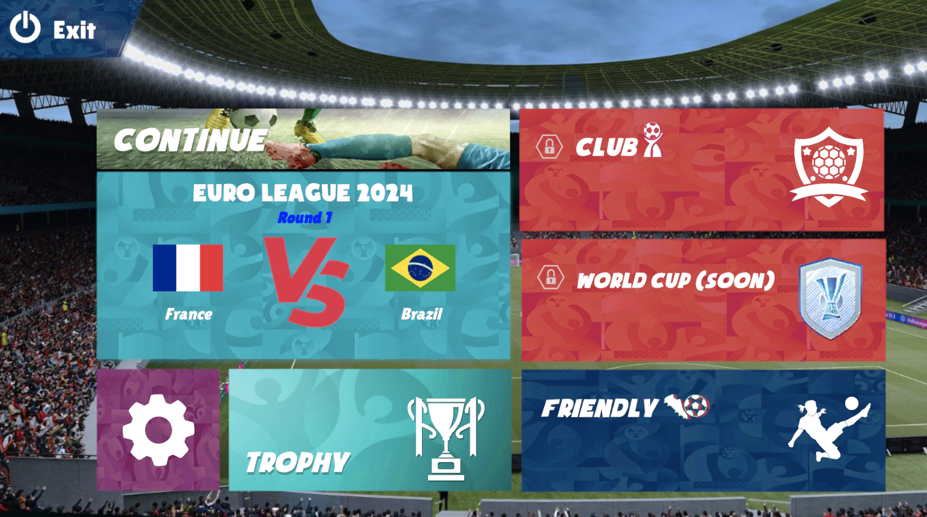 Euro League Soccer Manager 24 게임 스크린샷