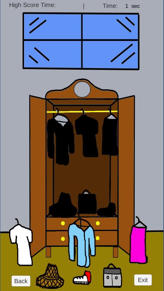 Cuplikan Layar Game Wardrobe Game
