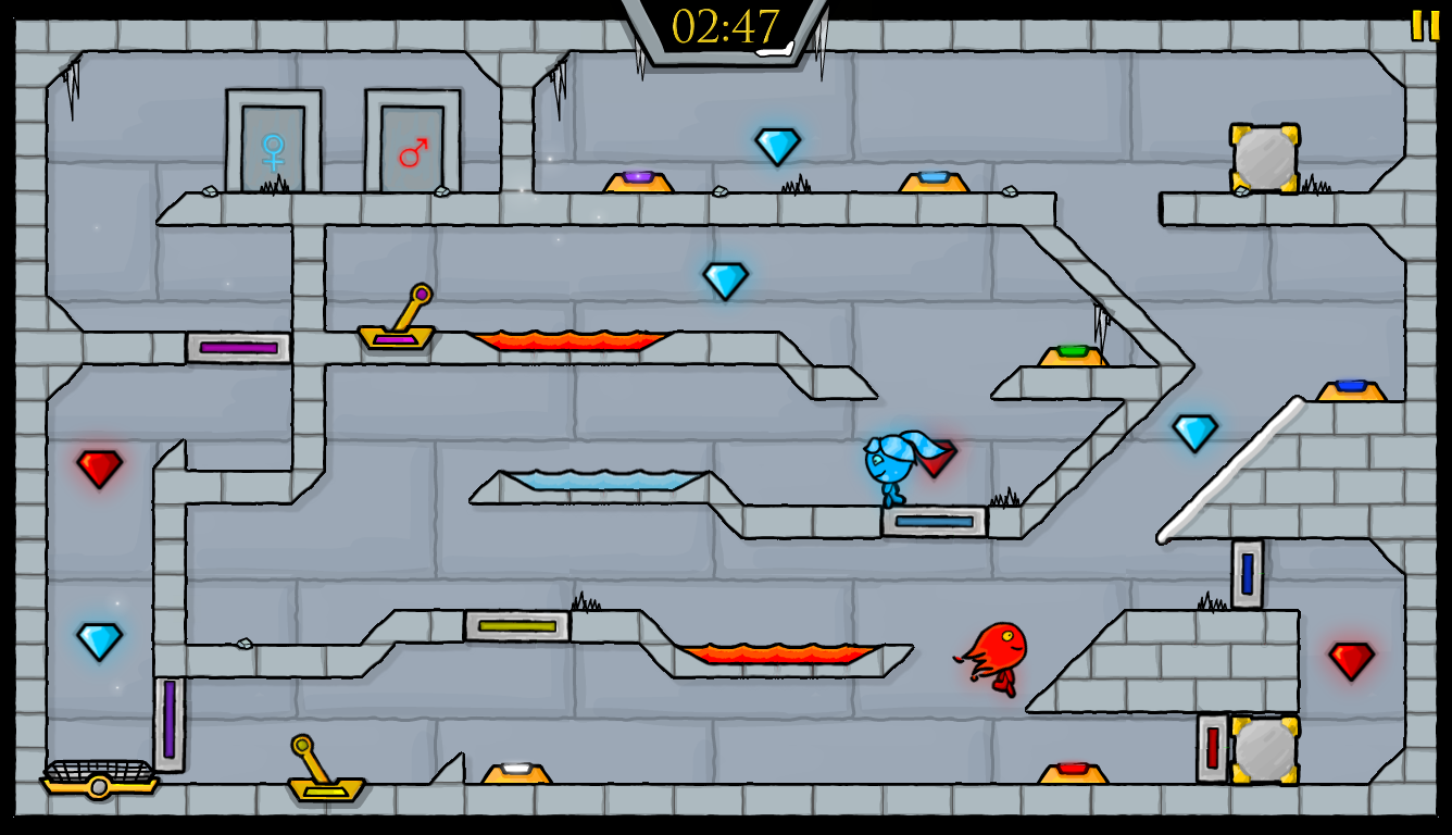 Captura de Tela do Jogo Fireboy & Watergirl: Elements