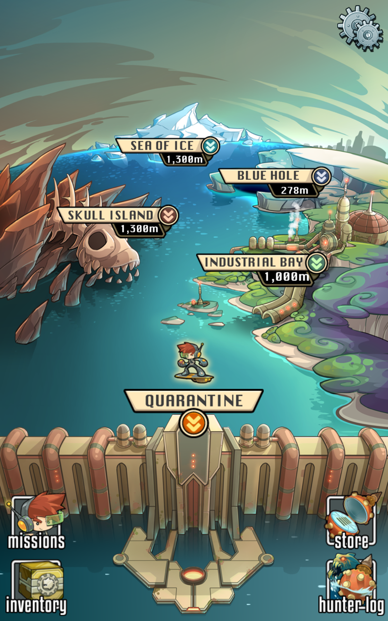Mobfish Hunter Game Screenshot