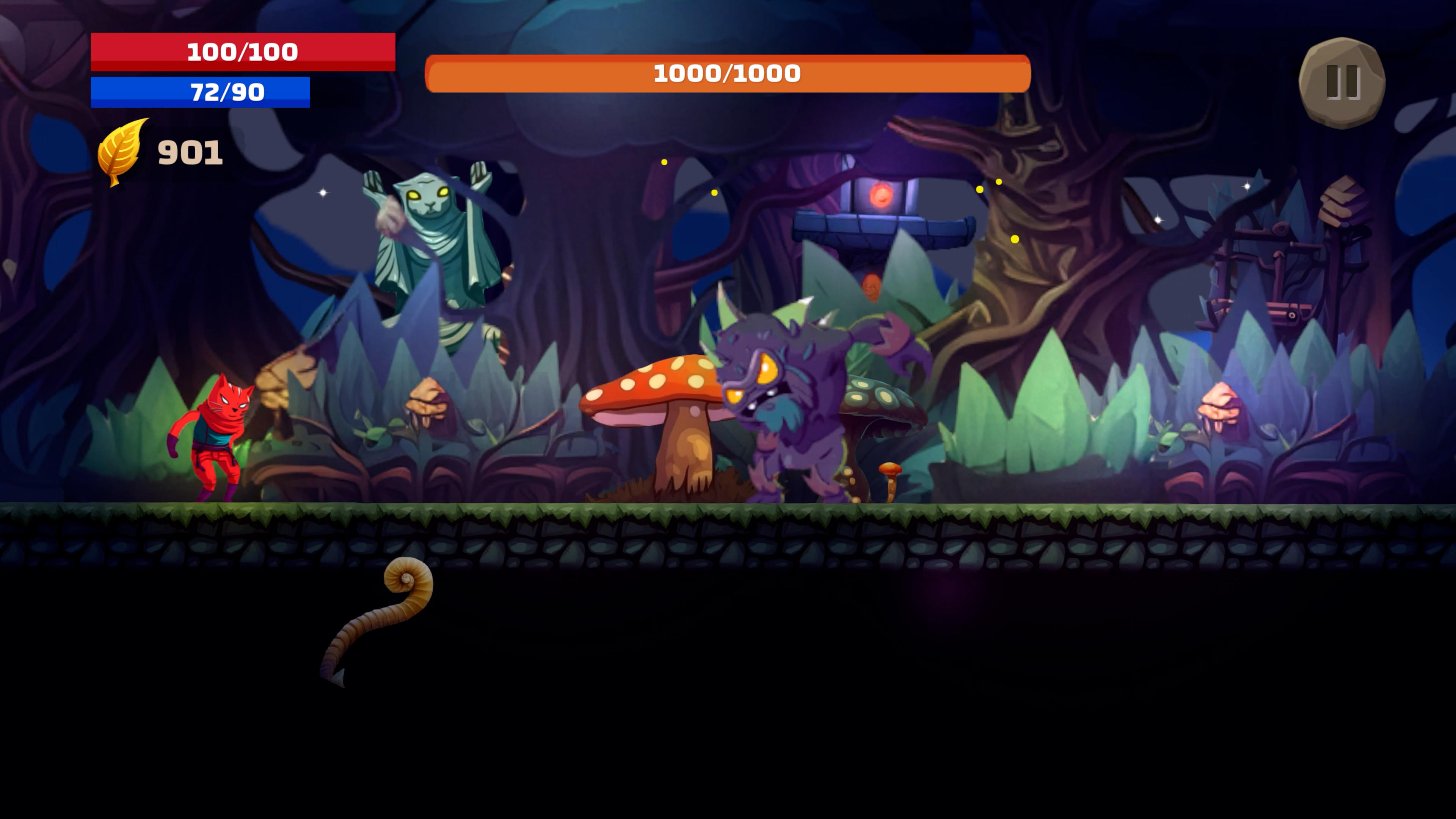 Cat Journey: Action Platformer screenshot game