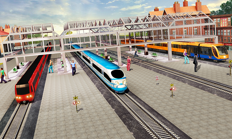 Indian Train City Pro Driving : Train Game ภาพหน้าจอเกม