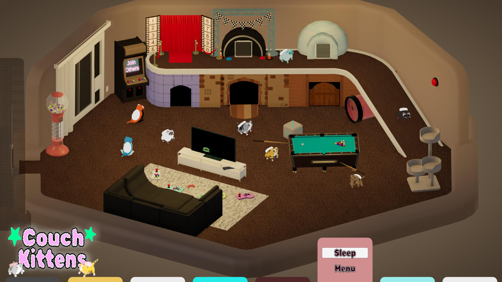 Screenshot 1 of Couch Kittens 
