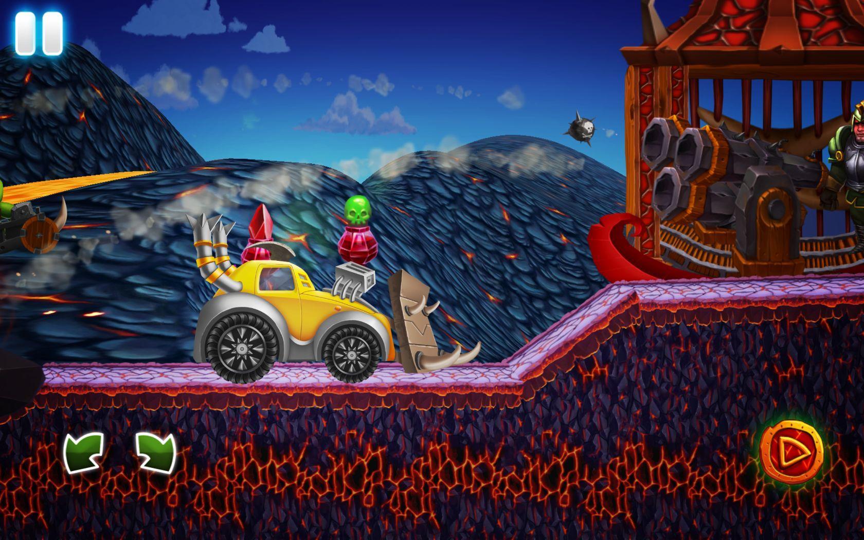Screenshot of Smash and Drive: Orc Destruction Racing Game