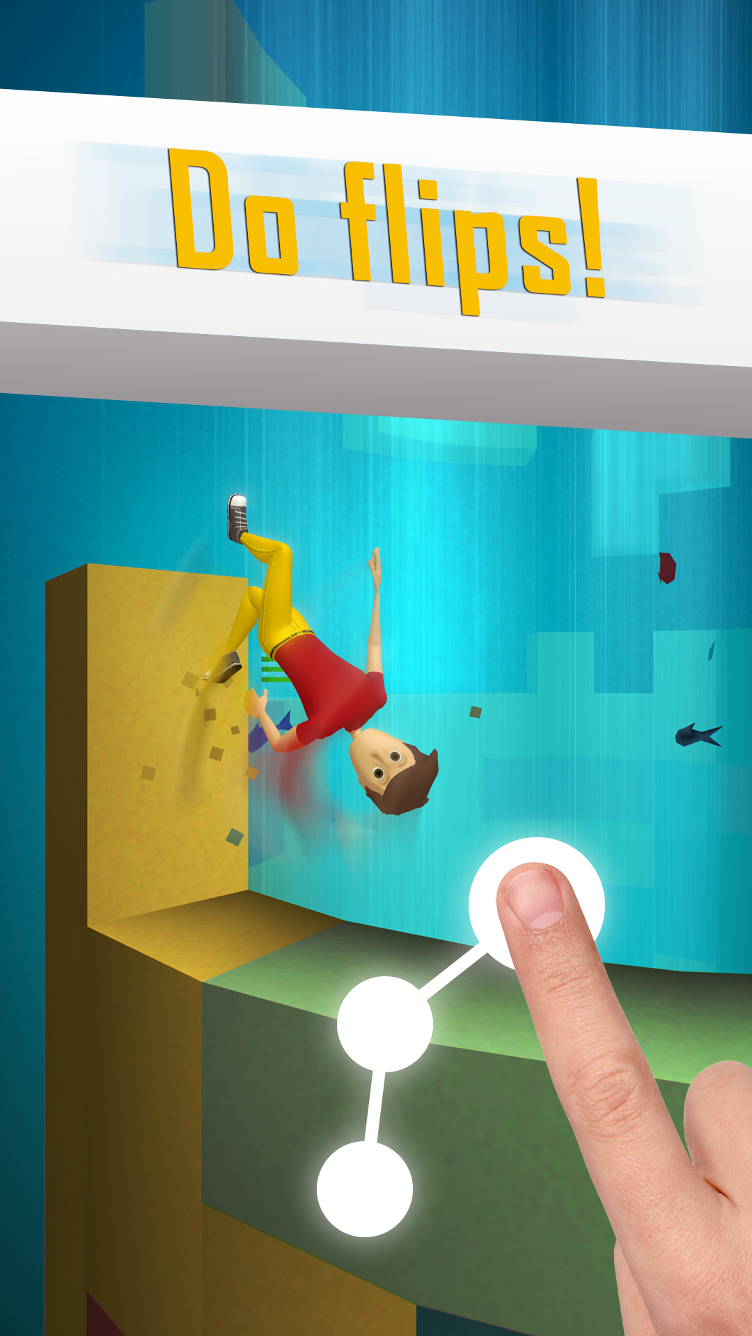 Tetrun: Parkour Mania - free running game Game Screenshot