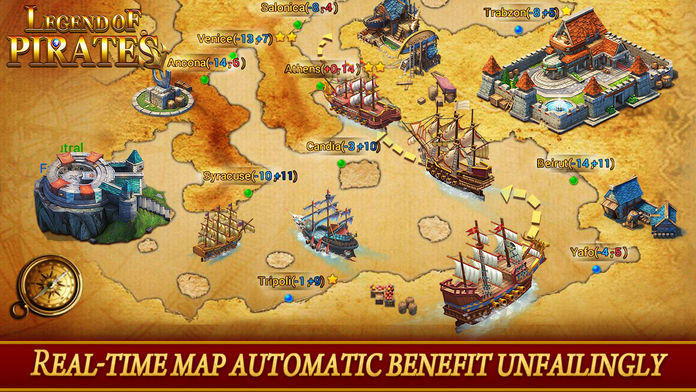 Legend of Pirates:Sailing Log Game Screenshot