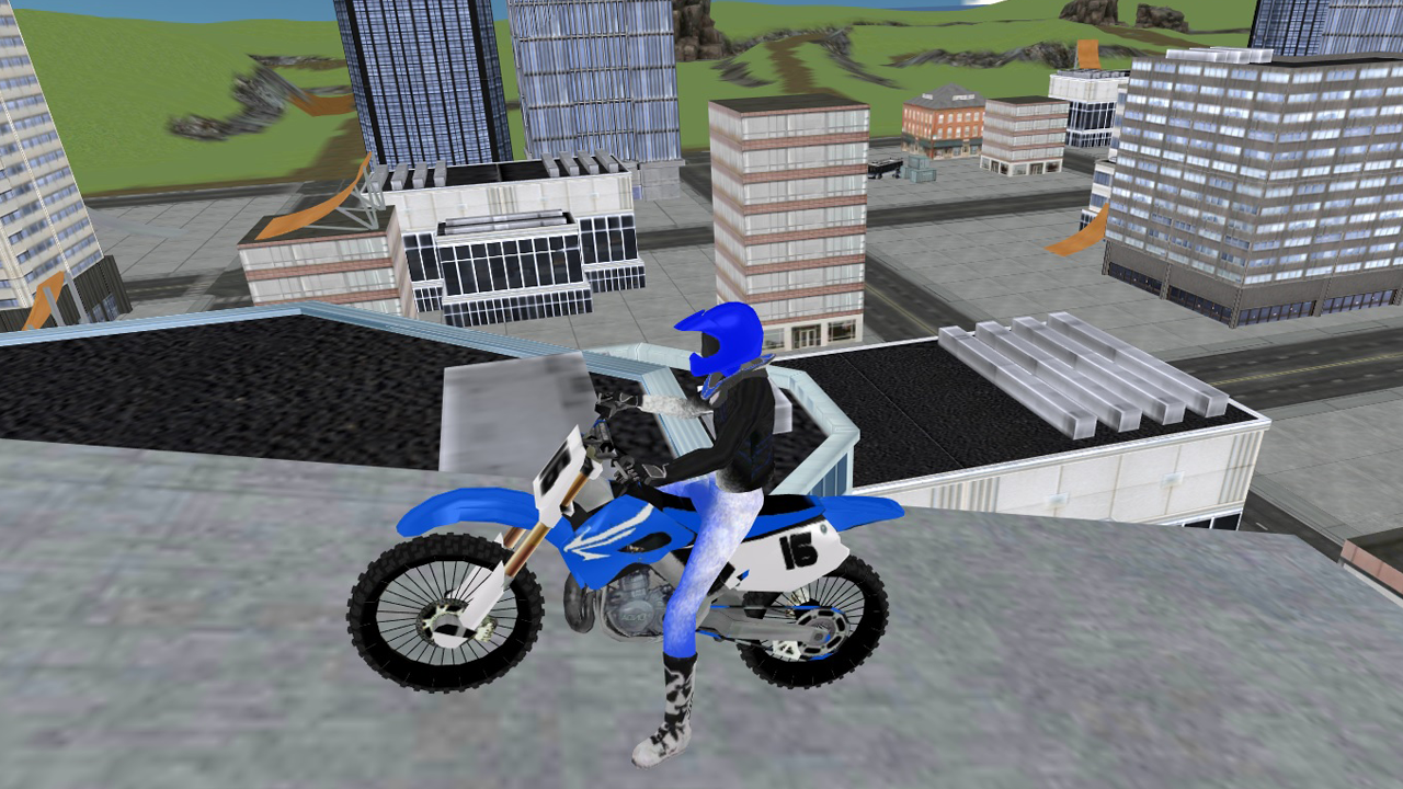 Cuplikan Layar Game Extreme Motorbike Jump 3D