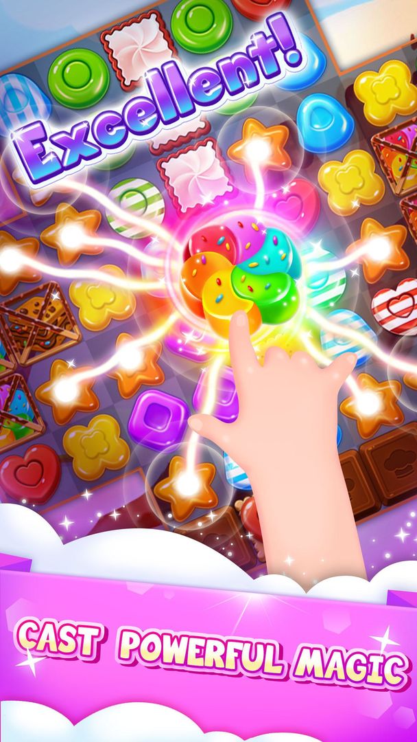 糖果大爆炸 - 超級甜蜜的三消益智遊戲遊戲截圖