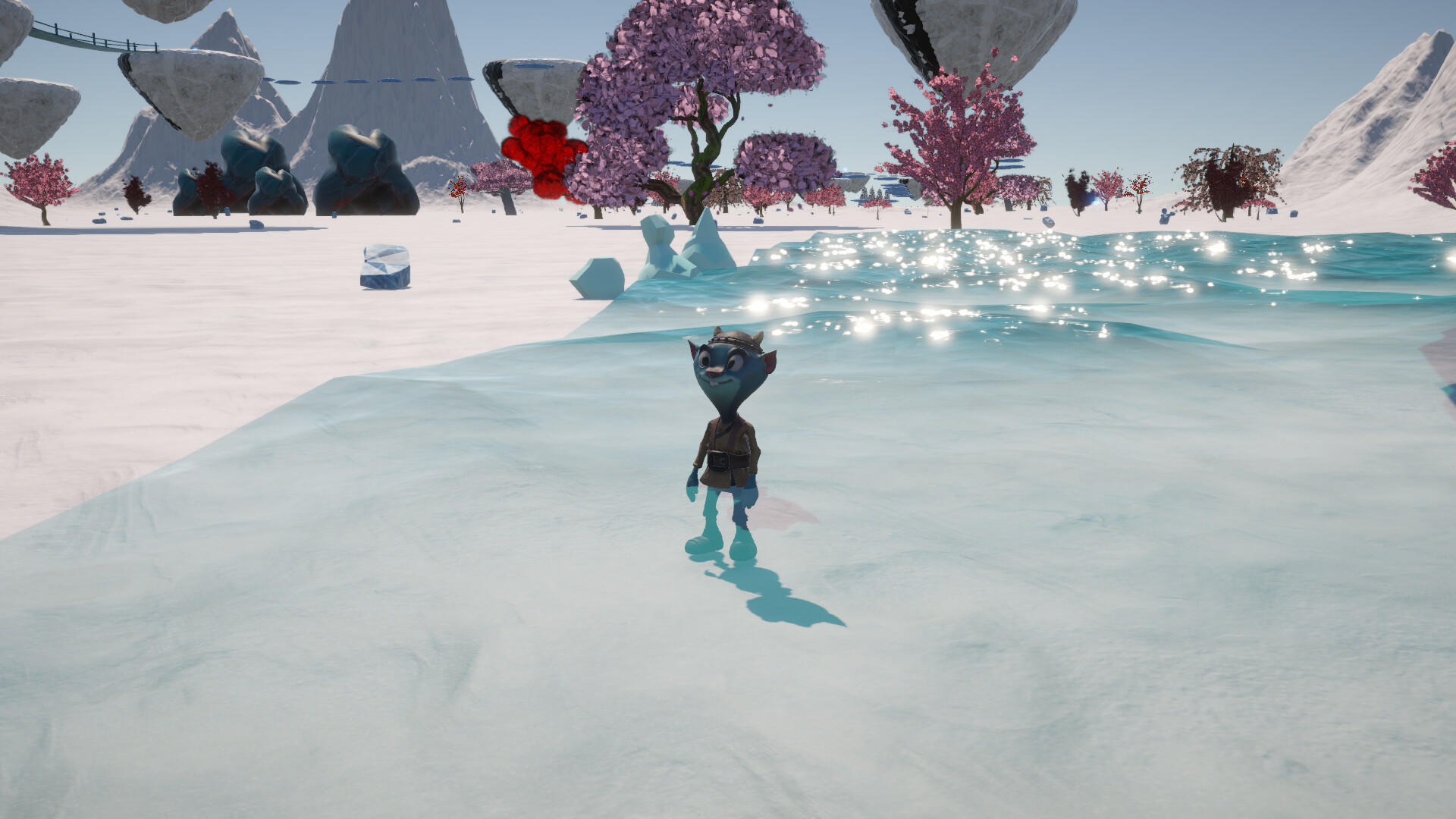 The Winter's Embrace: Celestial Gateway 게임 스크린 샷