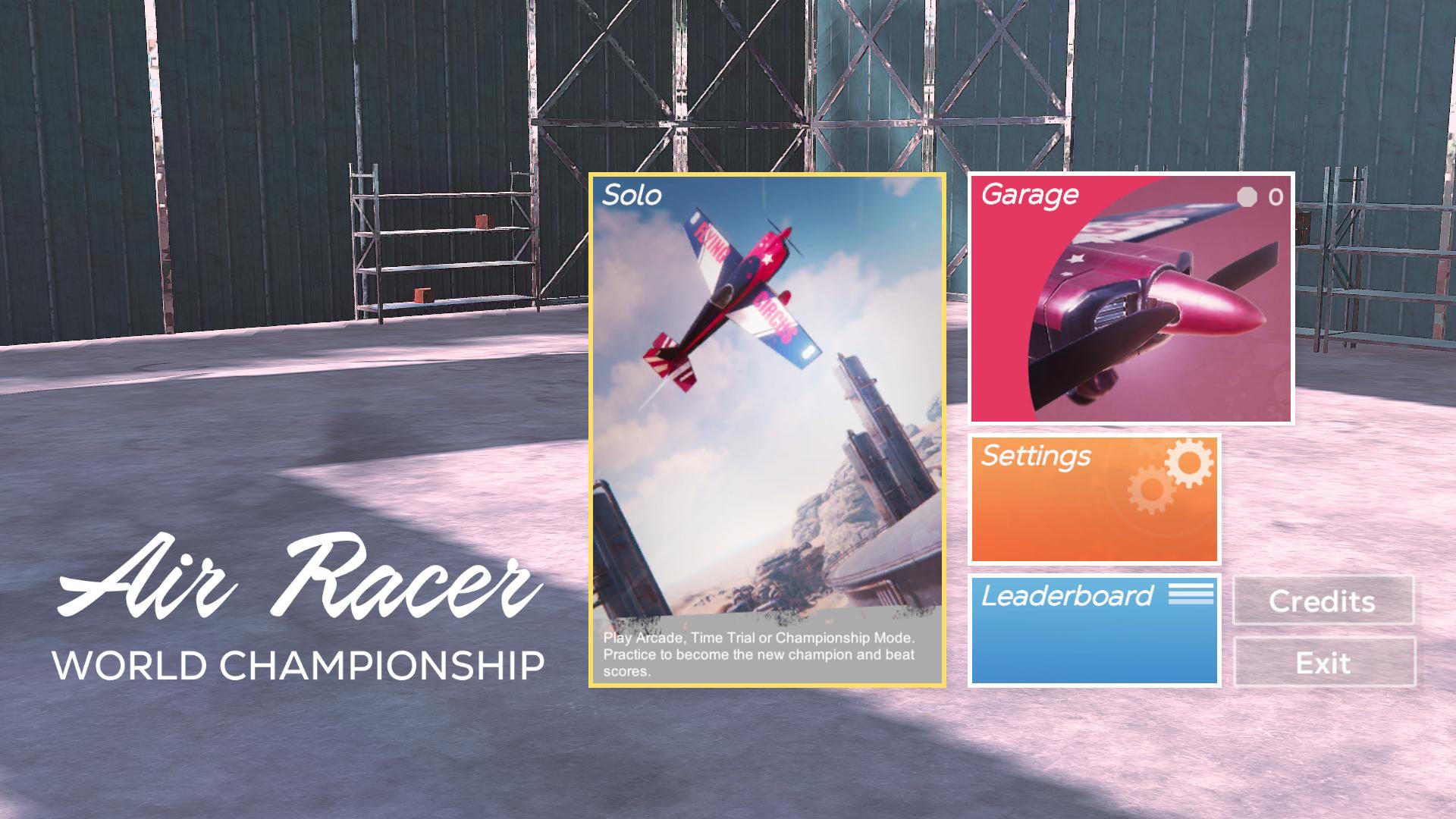 Captura de Tela do Jogo Air Racer:Racing Plane Game 3D