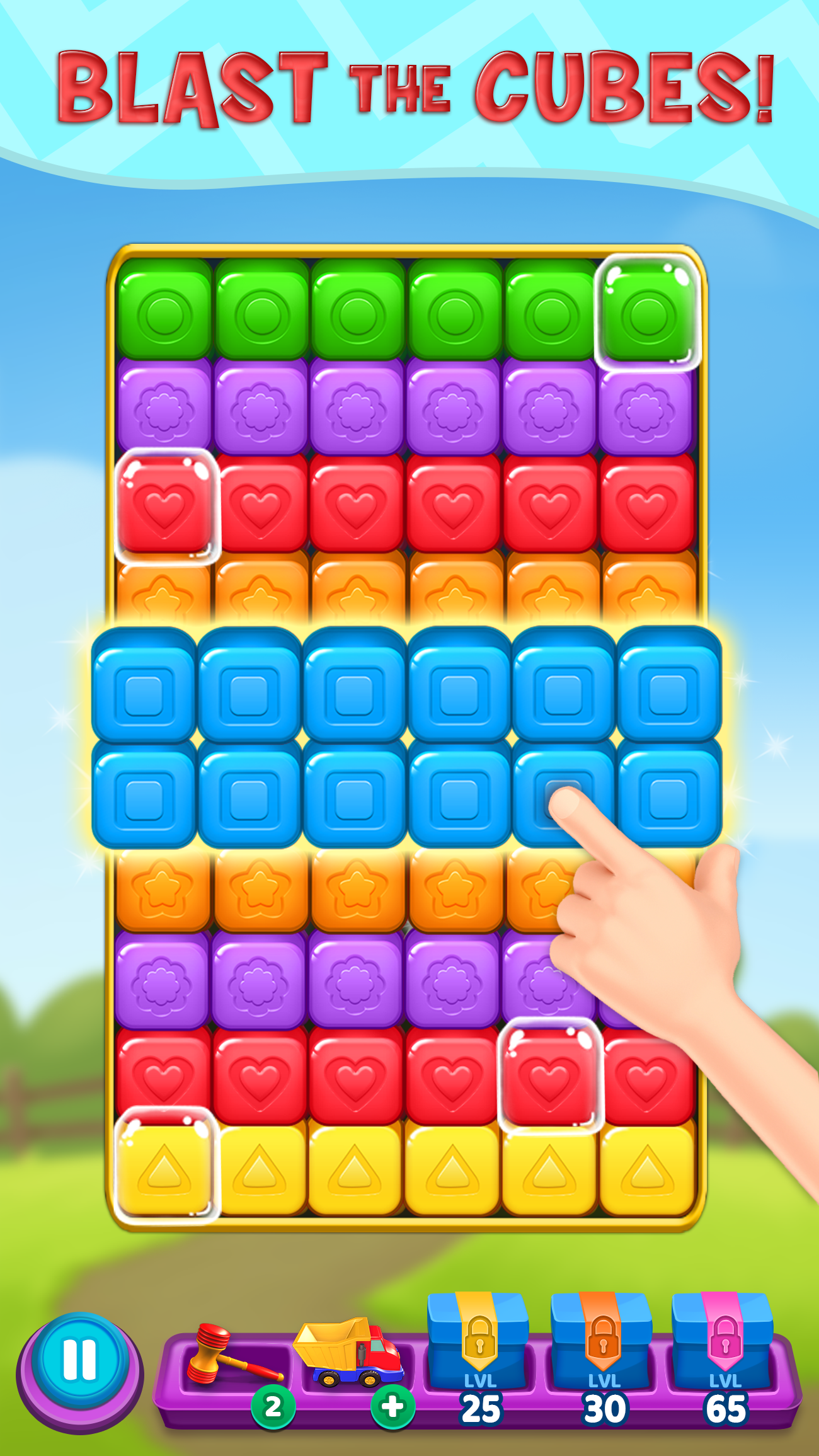 Cube Blast Game Screenshot