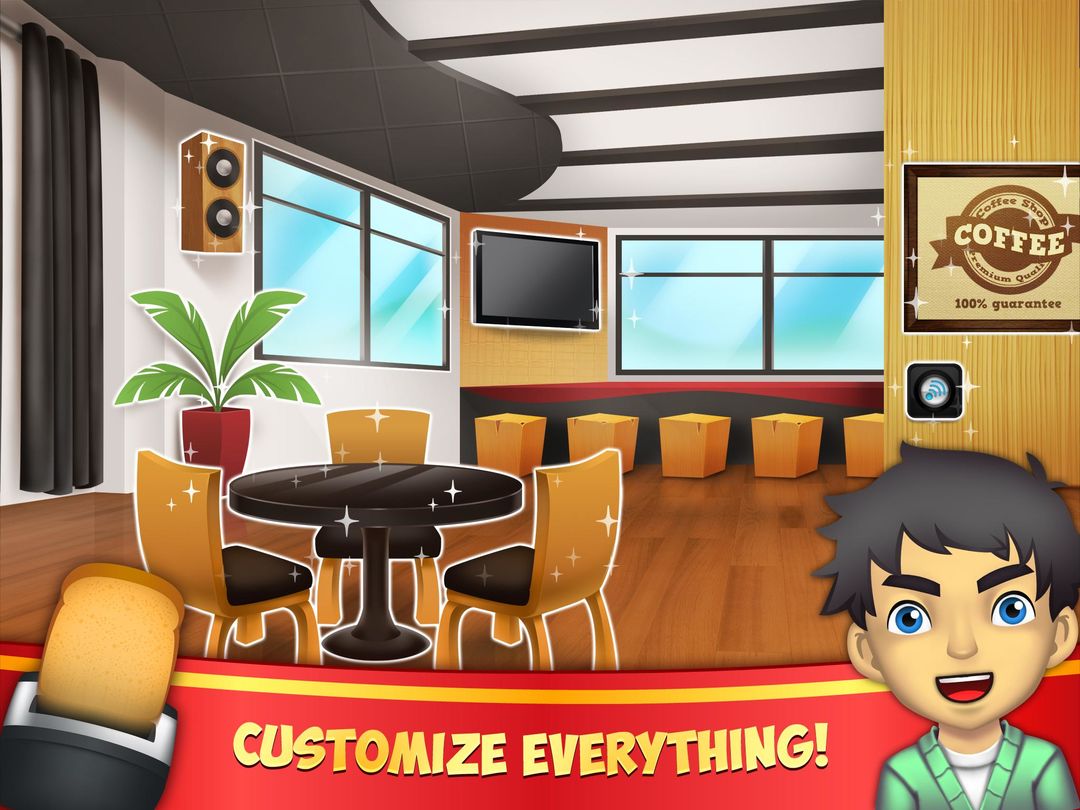 Screenshot of My Coffee Shop: Cafe Shop Game