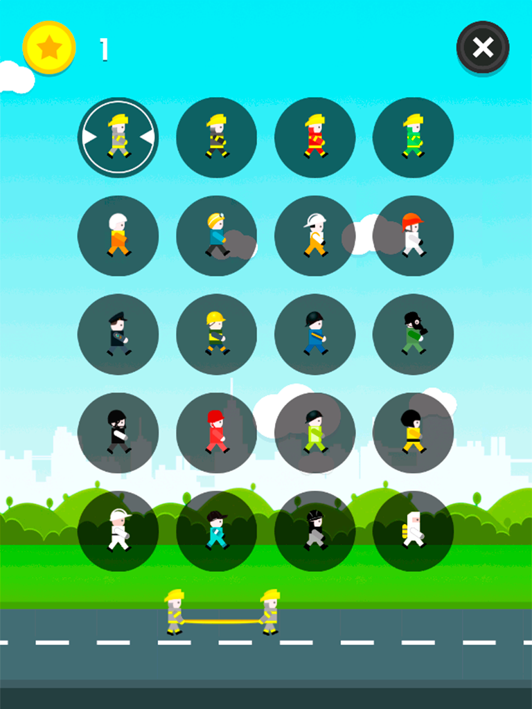 Rescuers Game Screenshot