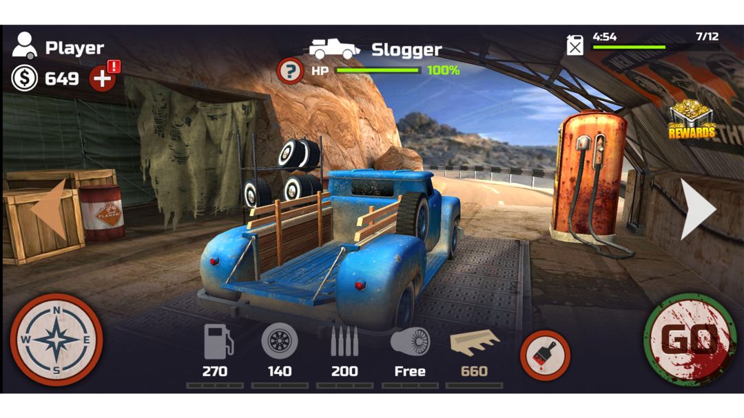 Screenshot of Zombie World - Racing Game