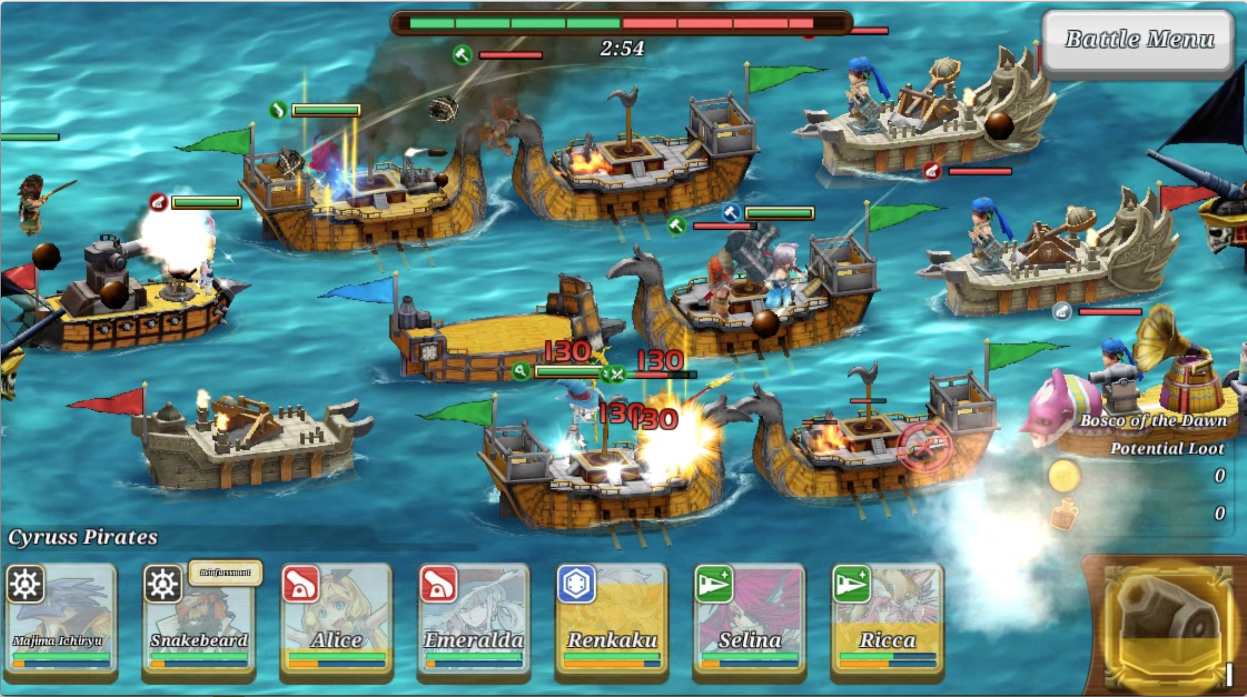 Cuplikan Layar Game War Pirates