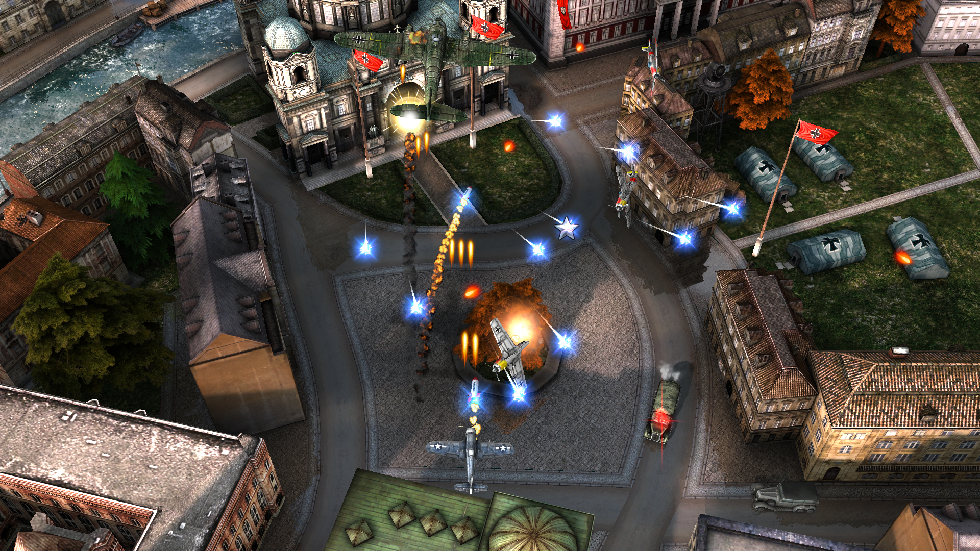 Captura de Tela do Jogo AirAttack 2: WW2 Plane Shooter