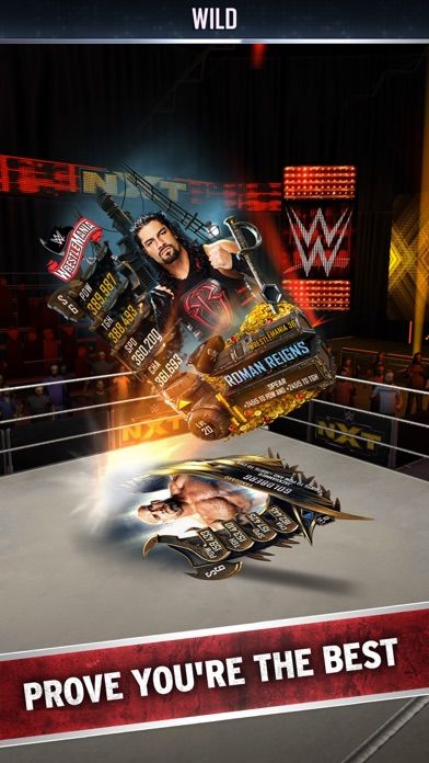 Screenshot of WWE SuperCard