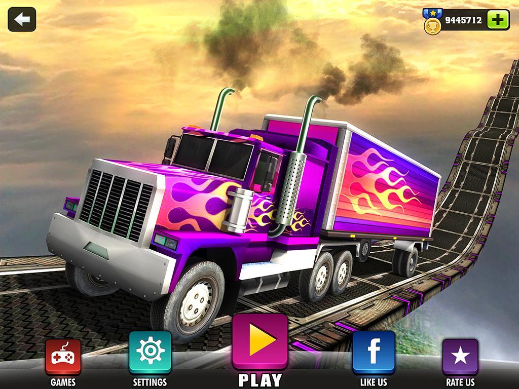 Screenshot 6 of Impossible Truck Tracks Drive 1.0.2