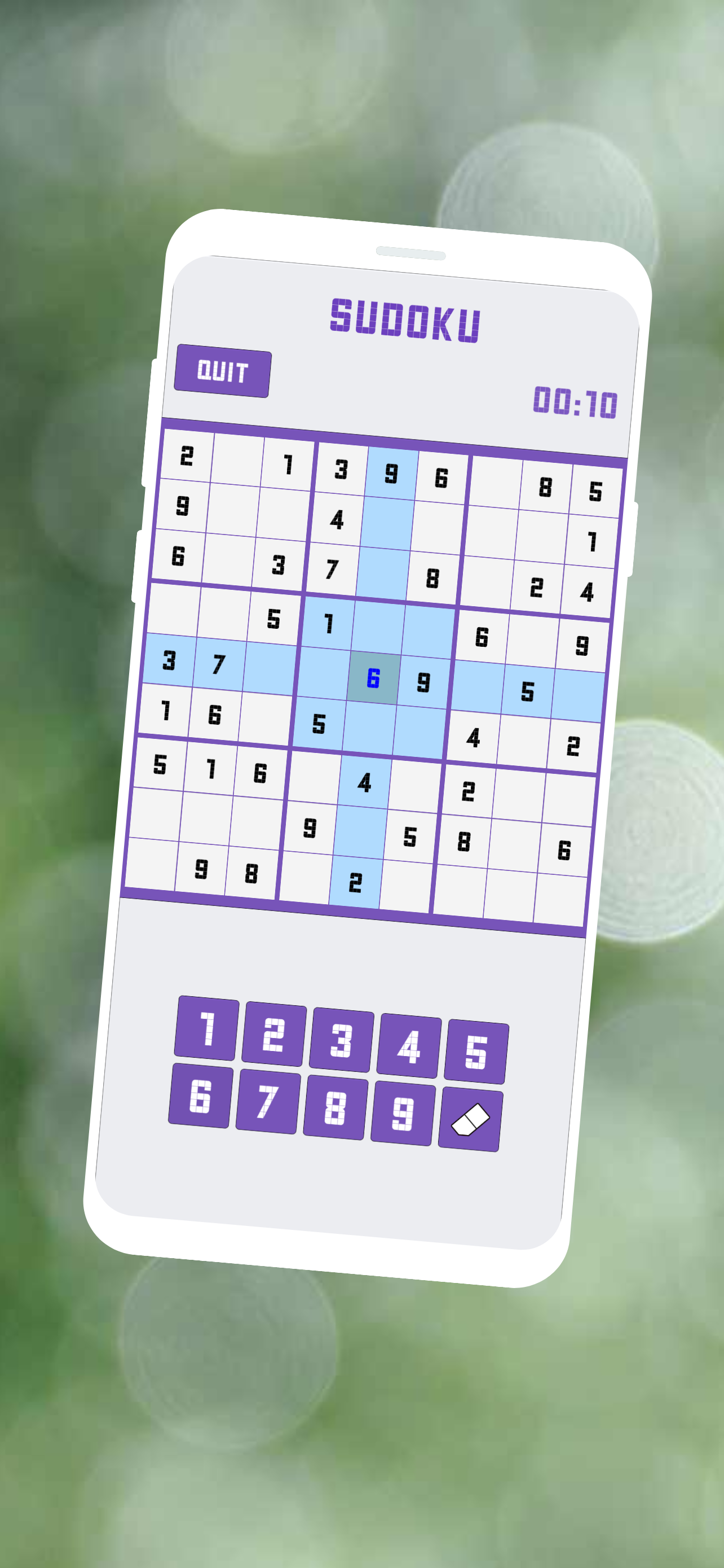 Sudoku ゲームのスクリーンショット