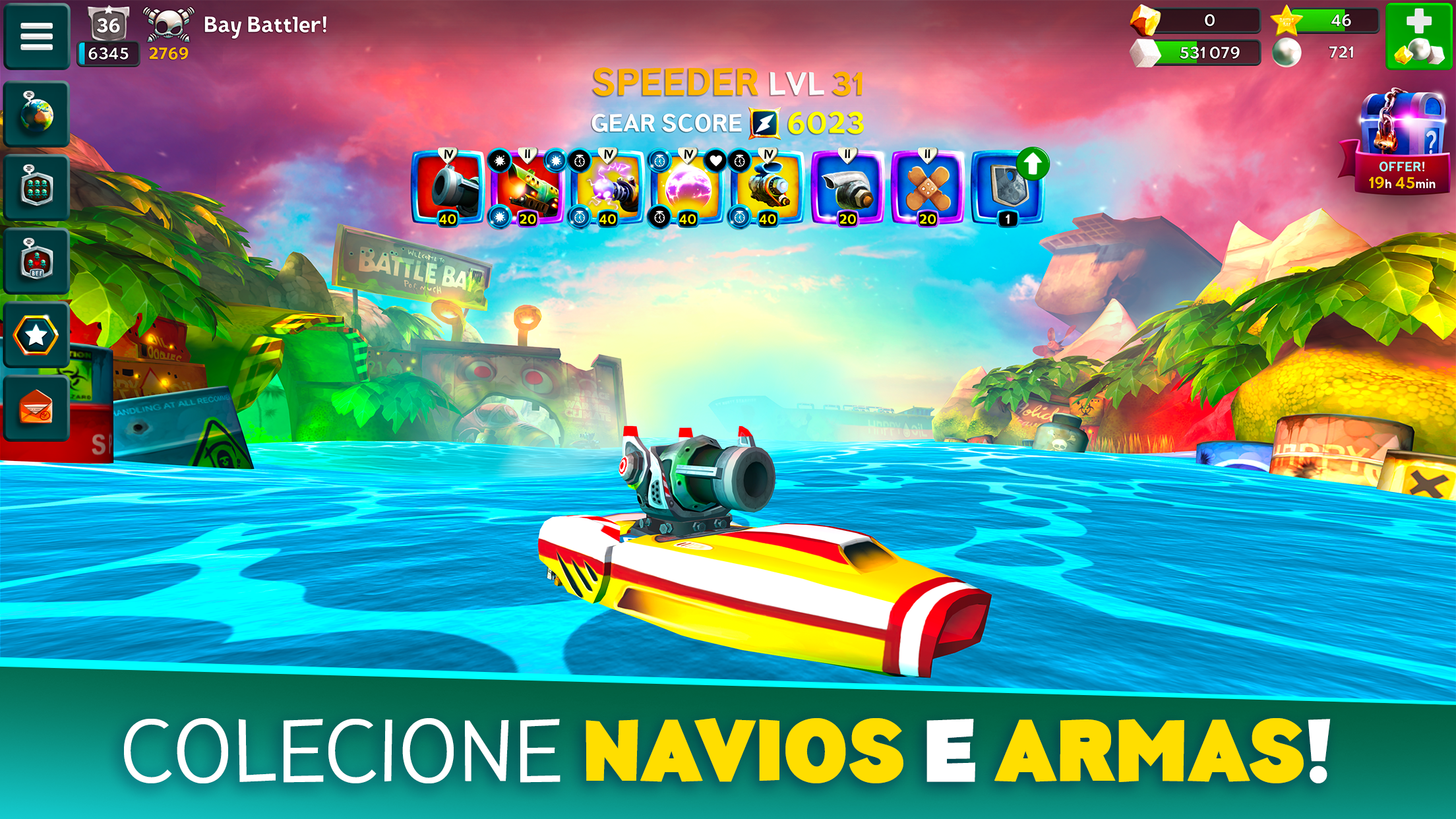 Captura de Tela do Jogo Battle Bay