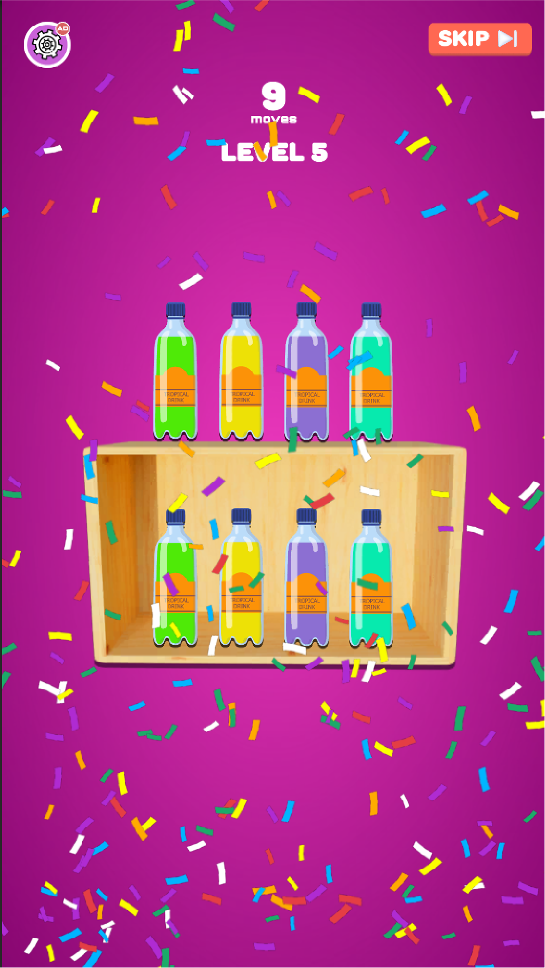 Bottle Swap Puzzle Game Screenshot