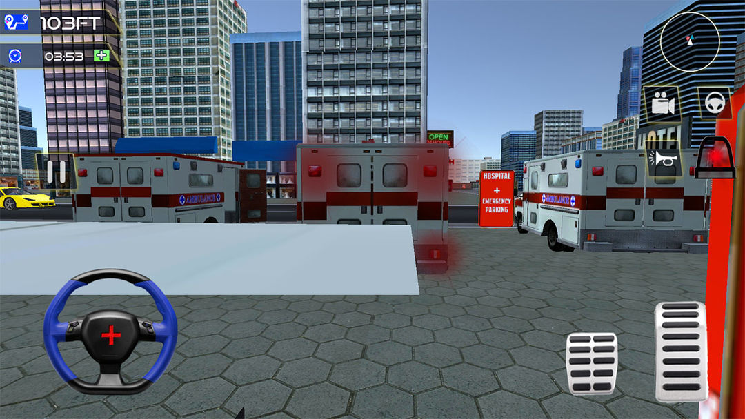 Screenshot of 先锋救护车3d模拟