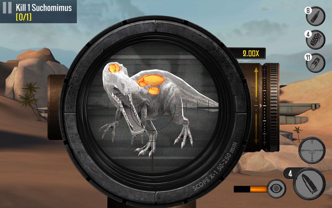Best Sniper 새로운 시작: Dino Hunt & Shooter 3D 게임 스크린 샷