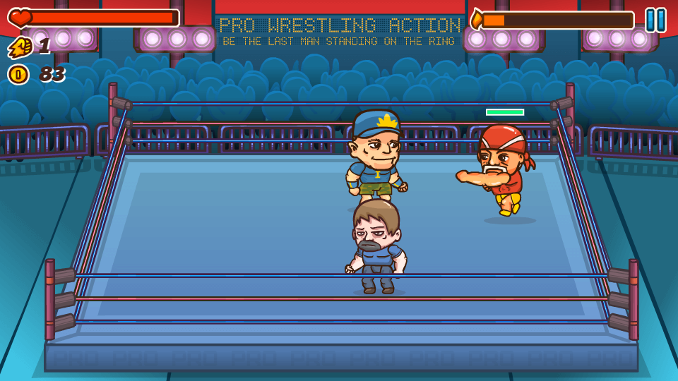 Pro Wrestling Action Game Screenshot