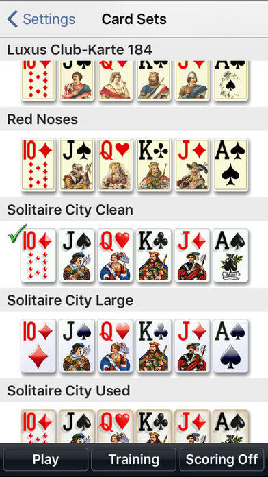 Screenshot of Solitaire City Classic