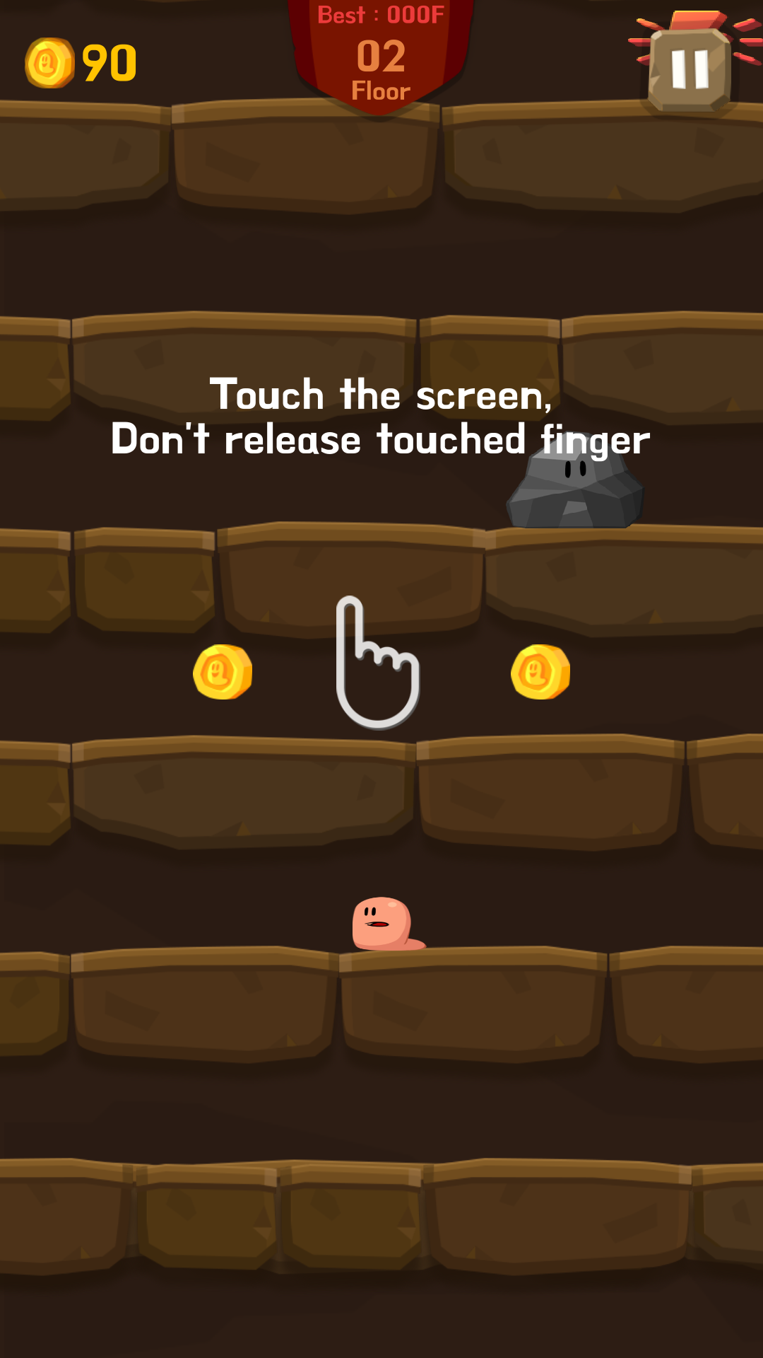 Screenshot of Funny Earthworm Escape