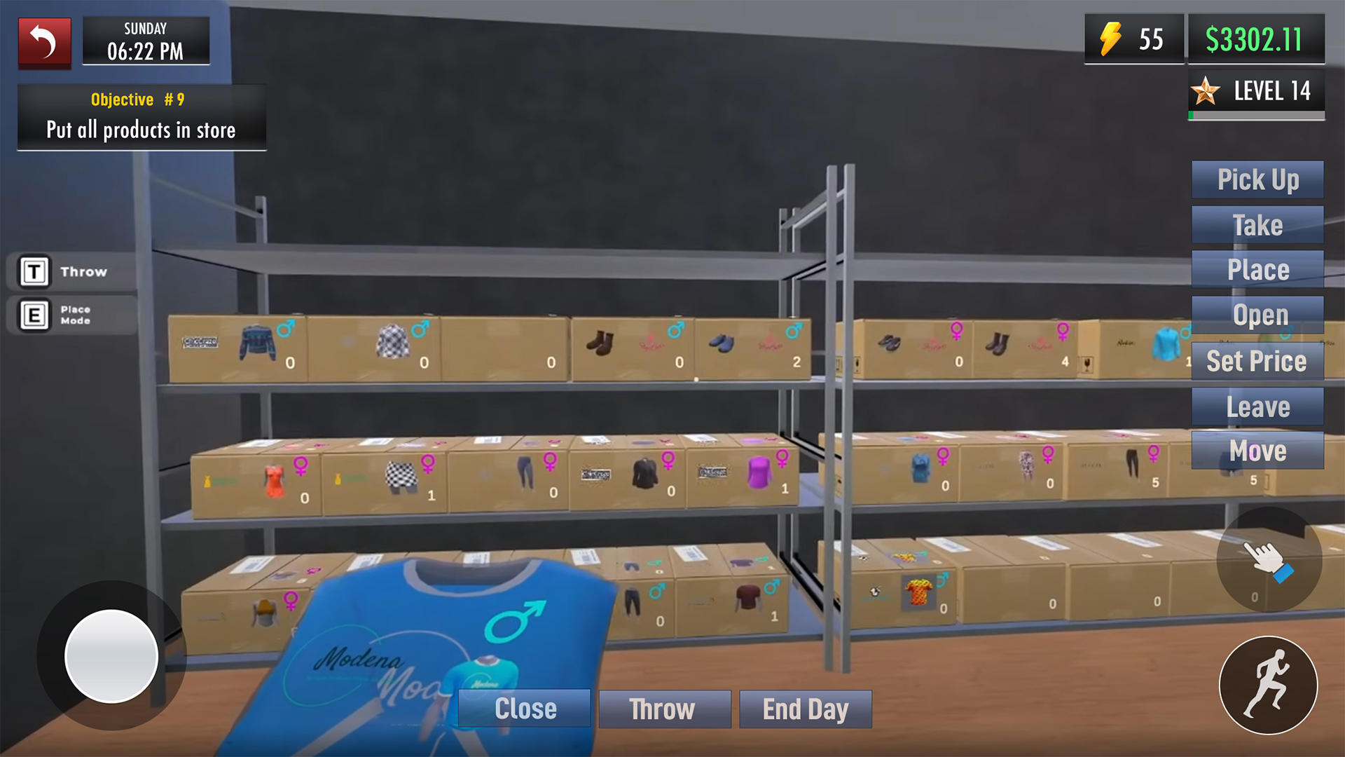 Clothing Store Game 3D Game Screenshot