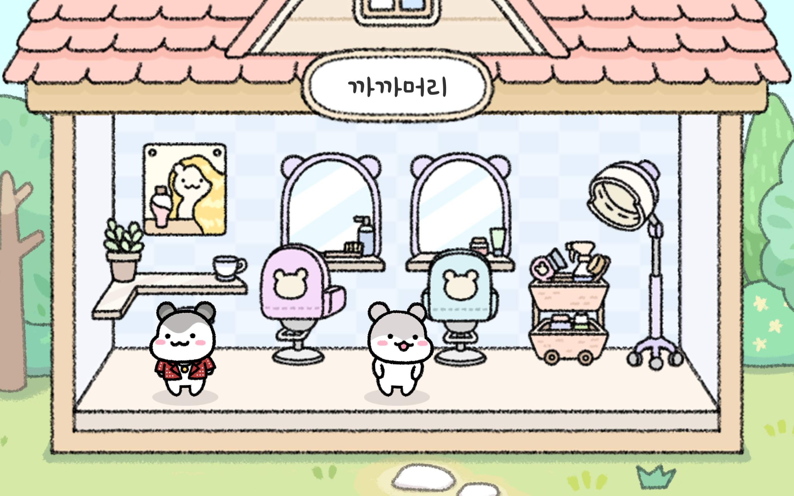 Скриншот игры 햄스터 타운 더 퍼즐