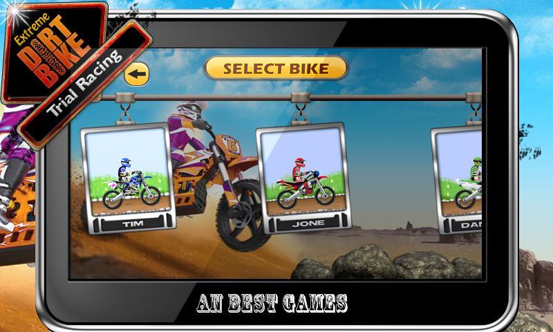 Extreme Dirt Bike:Trail Racing ゲームのスクリーンショット