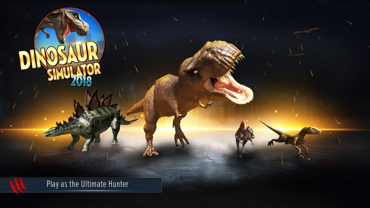 Screenshot 1 of 恐竜ゲーム - 無料シミュレーター 2018 2.2