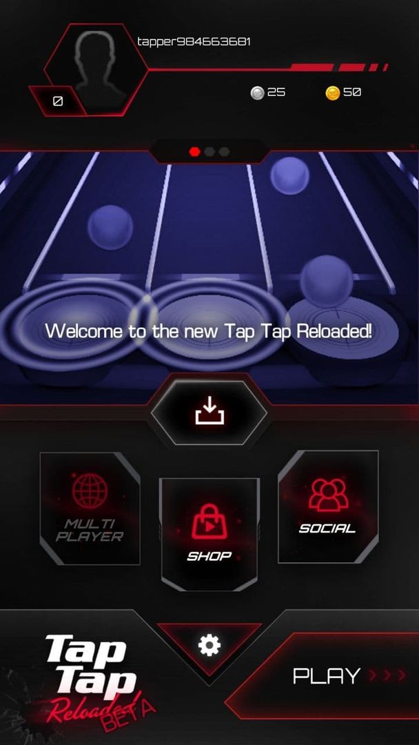 Screenshot of Tap Tap Reloaded