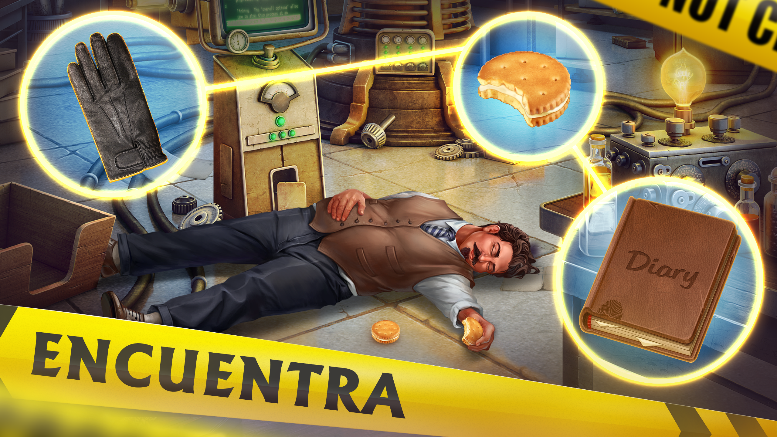 Captura de Pantalla del Juego Mystery Manor objetos ocultos