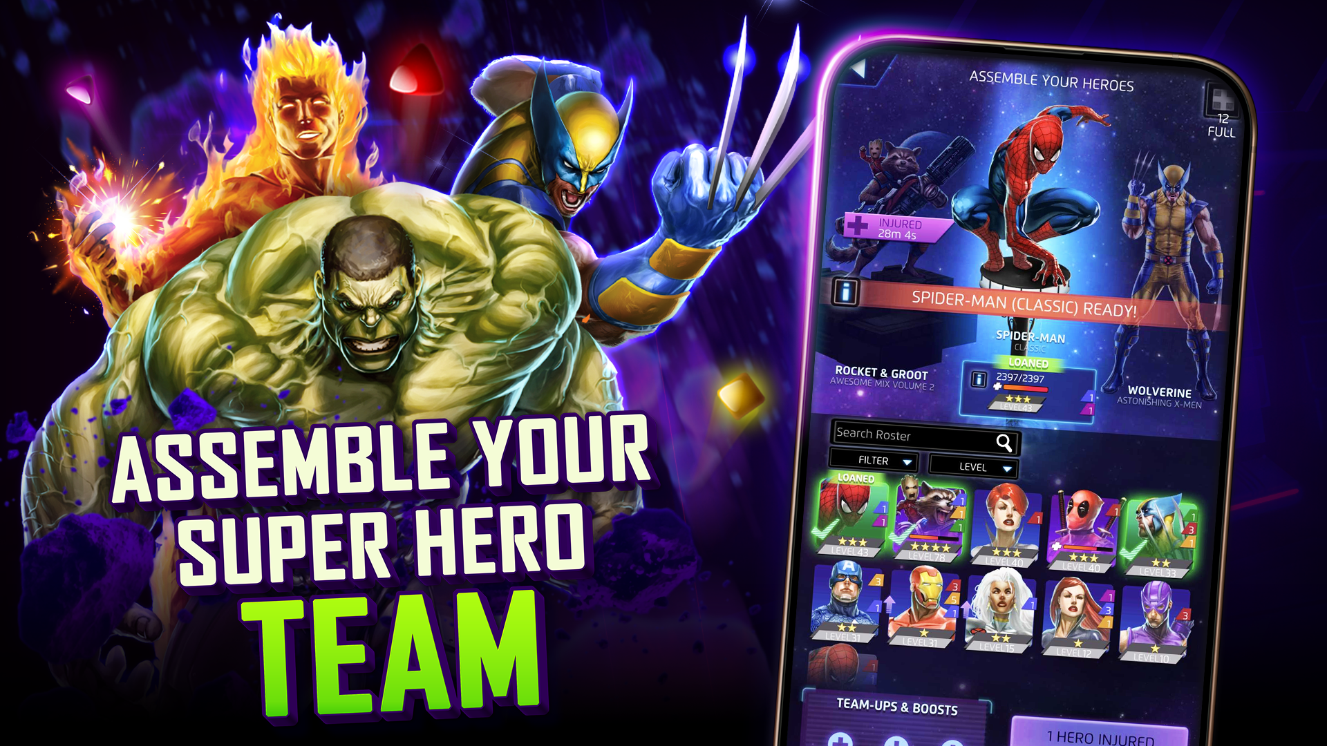 MARVEL Puzzle Quest: Match RPG Game Screenshot