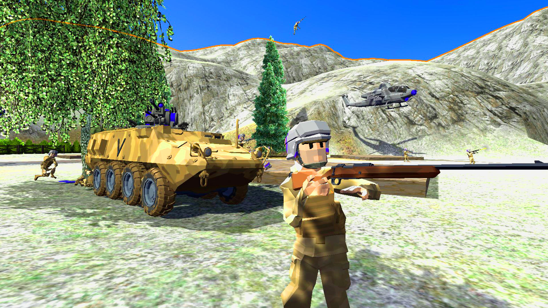 Battle Raven Field: Blue-Red screenshot game
