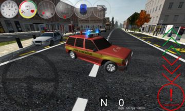 Duty Driver Firetruck LITE Game Screenshot