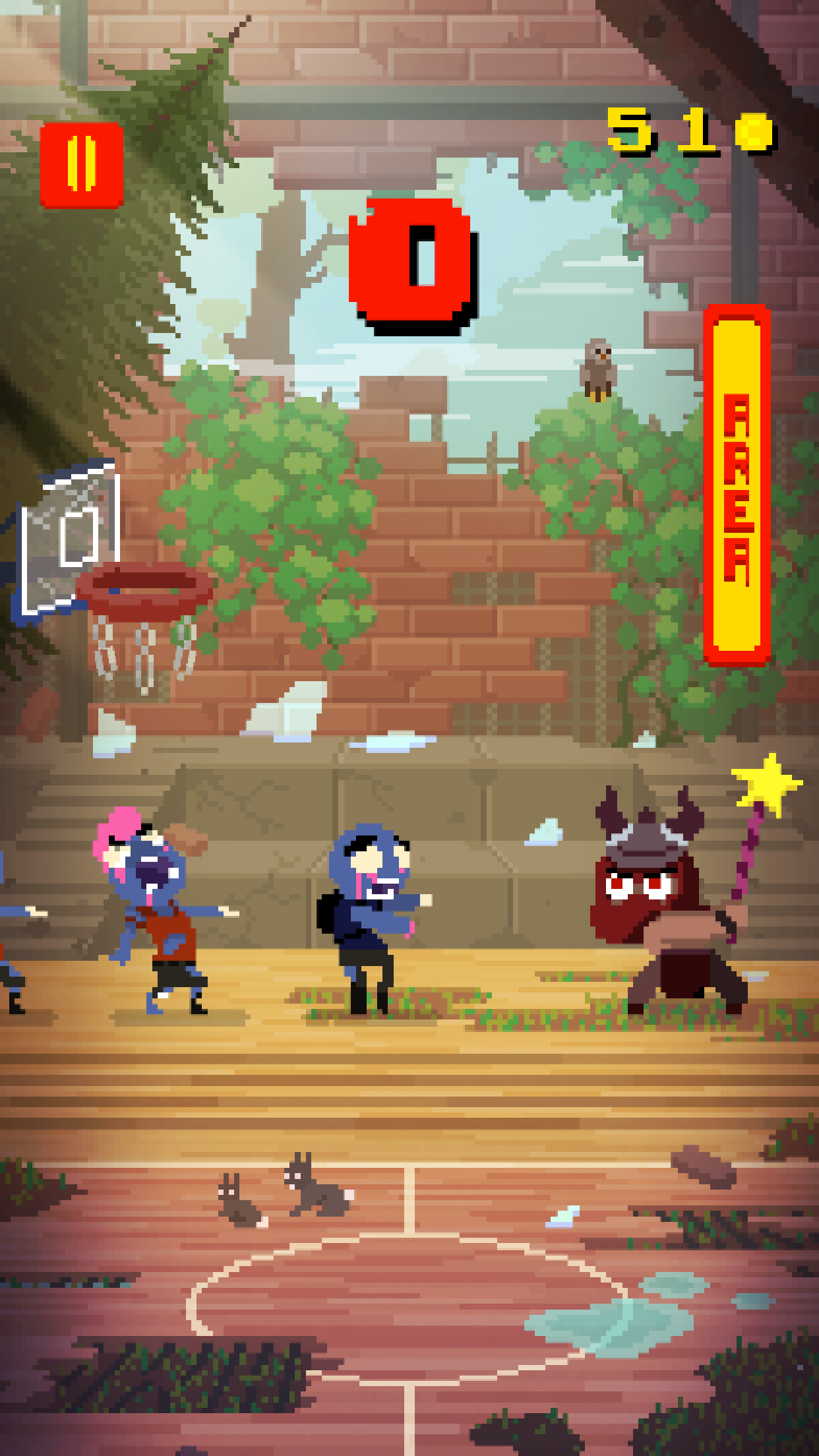 Basketball vs  Zombies Game Screenshot