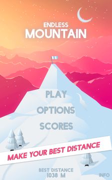 Скриншот игры Endless Mountain: A Snowboardi