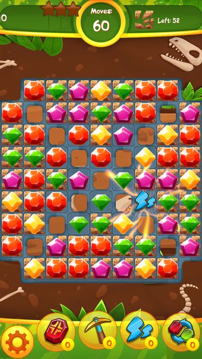 Screenshot 1 of Jewels Jam: Puzzle World Dino 
