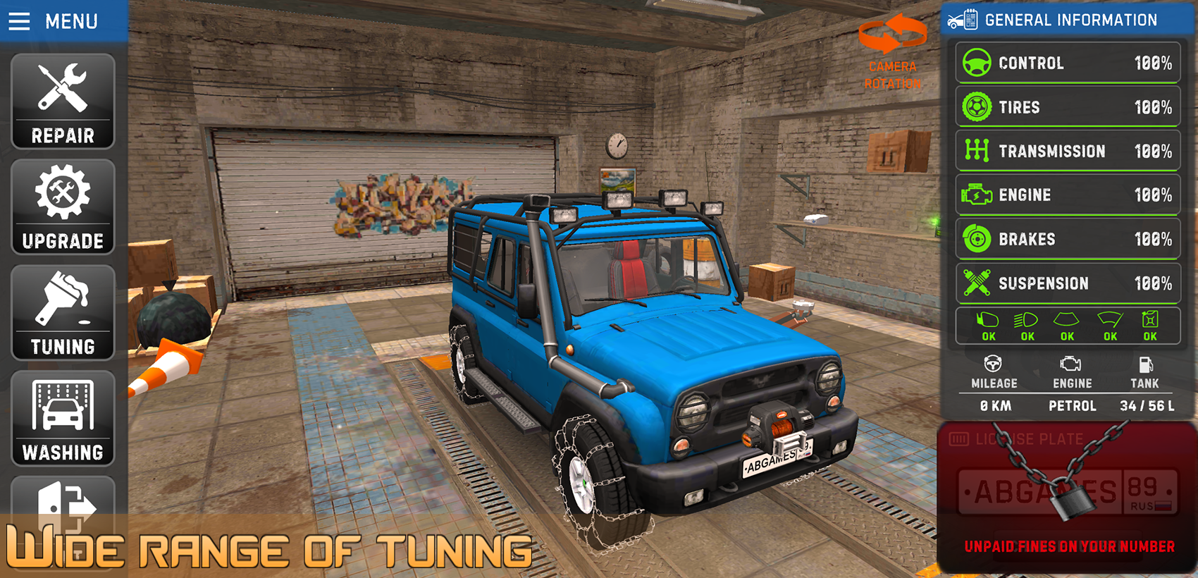 Russian Car Driver Uaz Hunter Game Screenshot