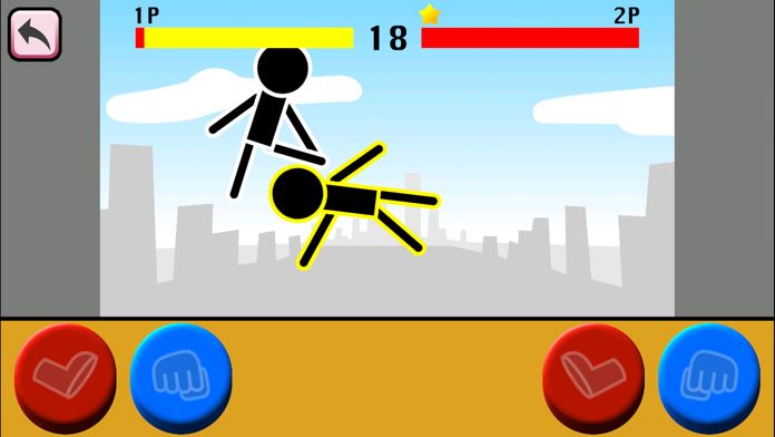 Screenshot of Fighting games - Mokken
