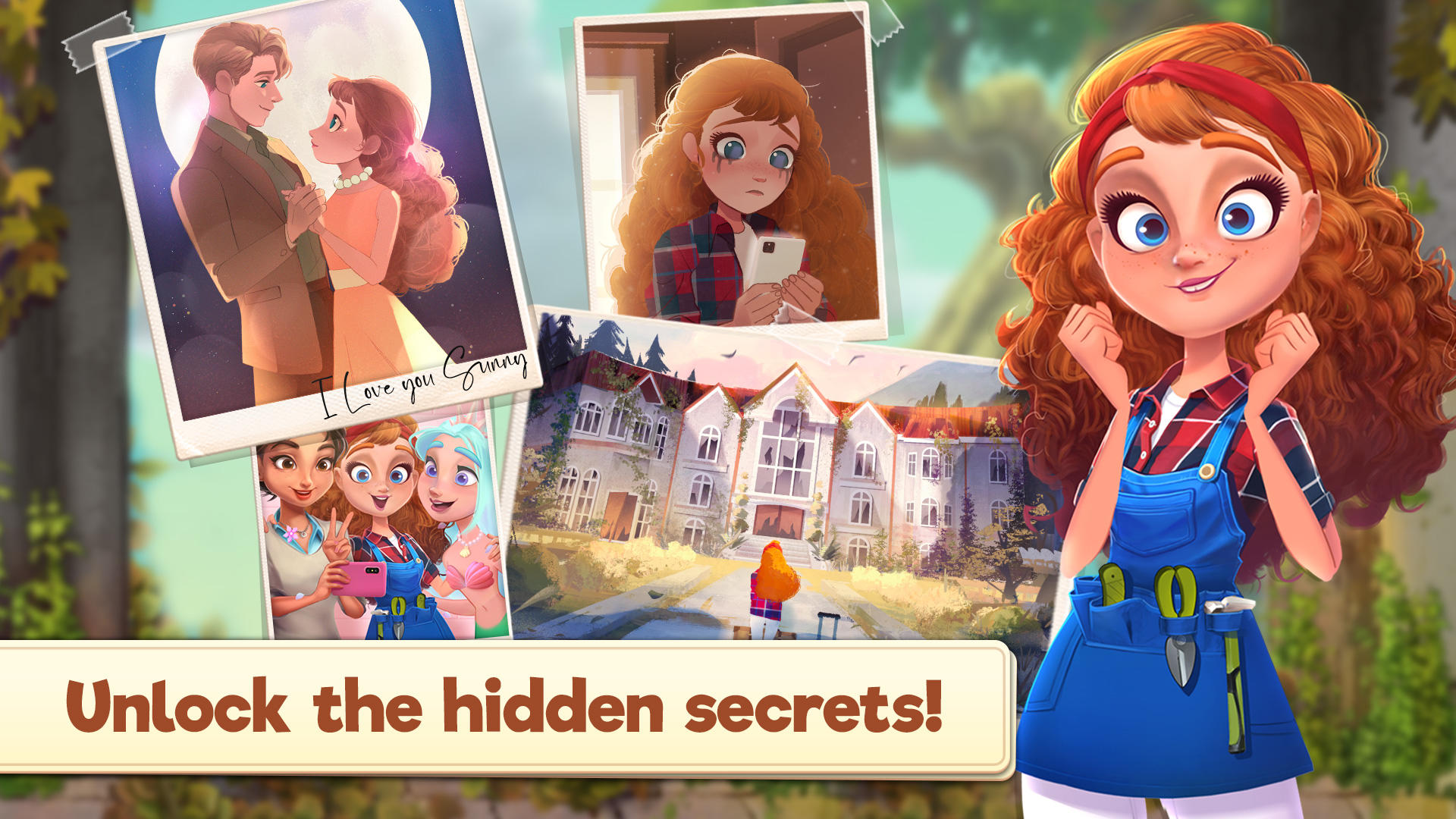 Merge Manor : Sunny House Game Screenshot