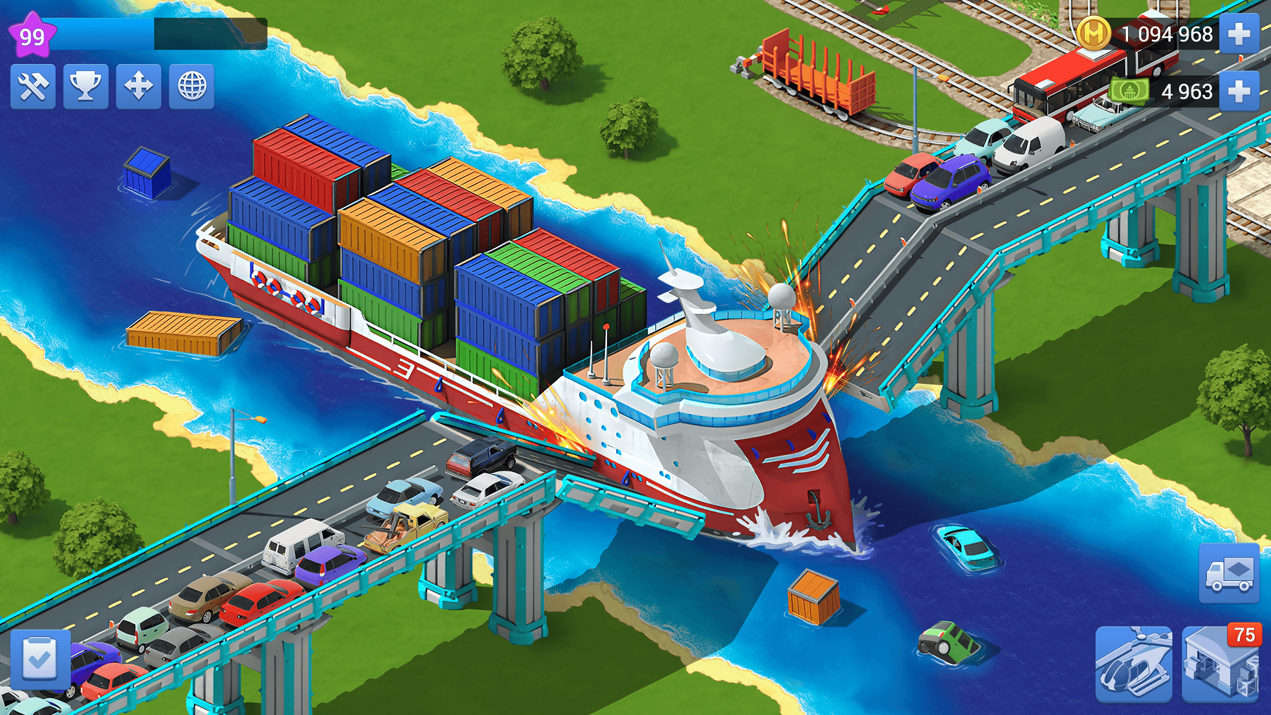 Cuplikan Layar Game Megapolis: City Building Sim