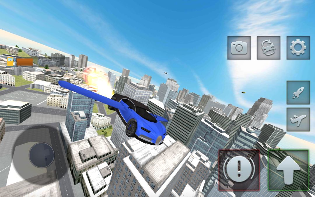 Ultimate Flying Car Simulator ภาพหน้าจอเกม