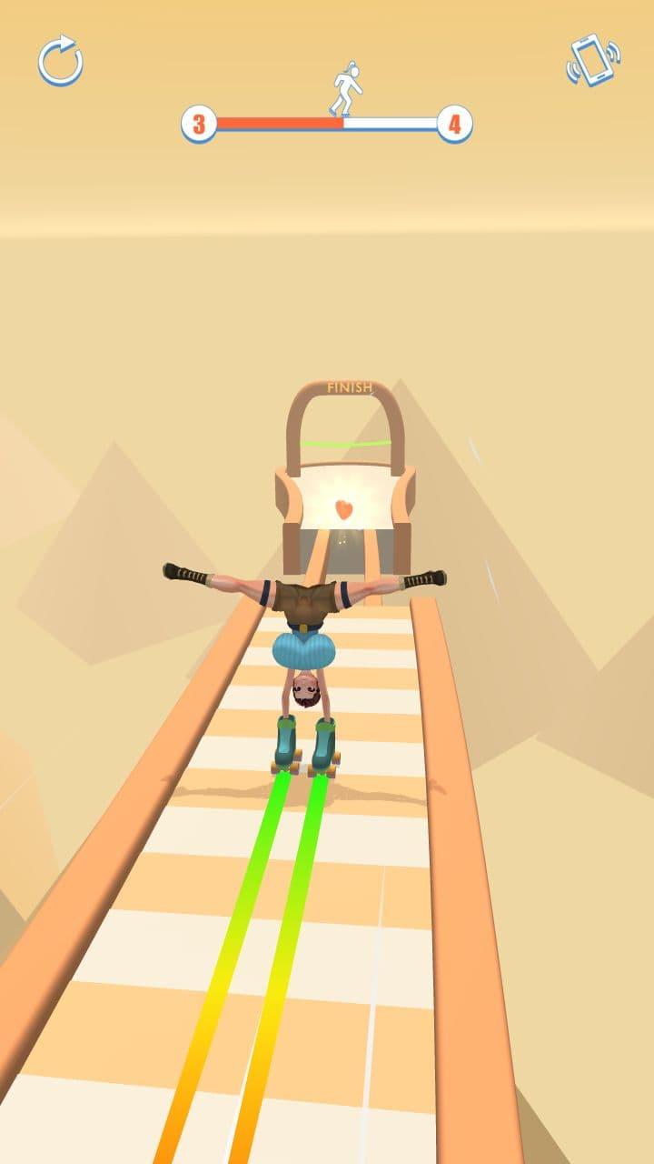 Hand Heels Roller Boobs Runner Game Screenshot