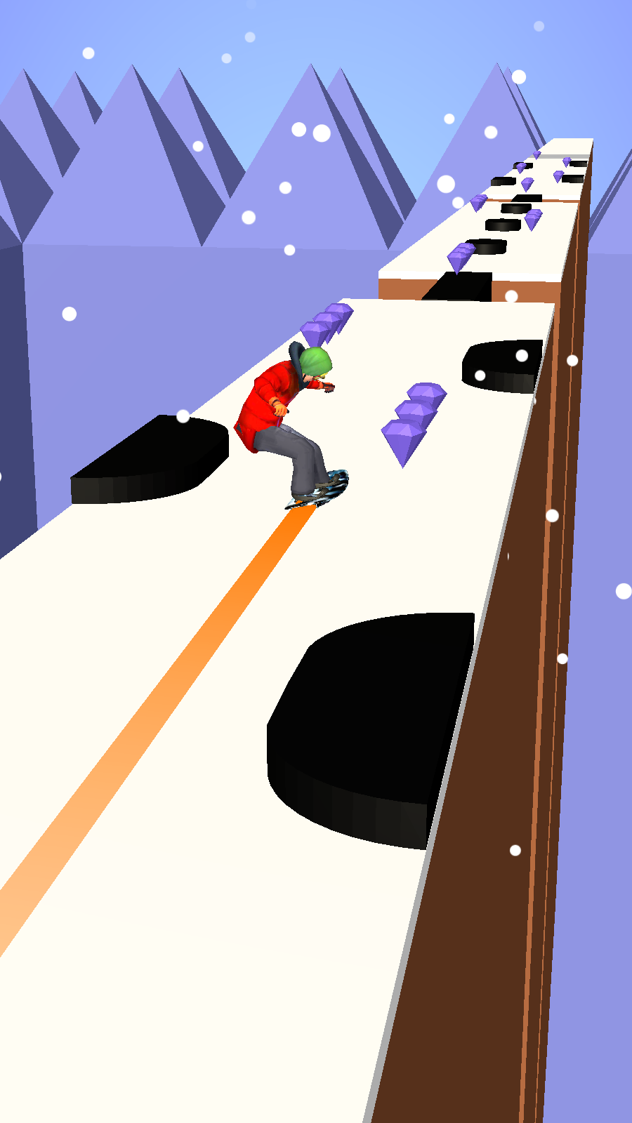 Snowboard 3D ภาพหน้าจอเกม